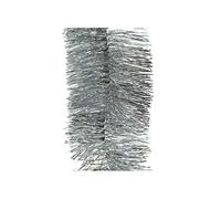 Zarivy Guirlande argentée brillante Ø7,5 x 270 cm - Idéal pour les décorations de Noël, les fêtes et les travaux manuels.