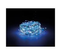 Zarivy Guirlande micro LED extra dense aux couleurs pastel, clignotante, idéale pour décorer votre espace. Avec 14 m et 567 LED sur câble argenté, créez une atmosphère chaleureuse et festive.