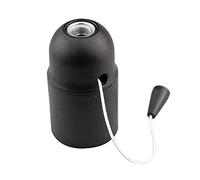 Zarivy H038836 Douille interrupteur lisse E27 Noir