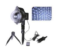 Zarivy Projecteur LED effet chute de neige, dimensions 17 x 17 x 39 cm, idéal pour les décorations festives et événements.