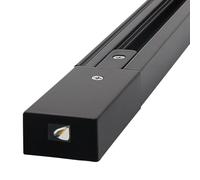 Zarivy Rail à trois voies noir de 1 m, compatible avec les systèmes d'éclairage, idéal pour créer des ambiances et diriger la lumière dans les espaces.