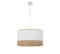 Zarivy Suspension blanche avec culot E27, dimensions 50 x 50 cm, idéale pour l'éclairage dans les maisons et les espaces commerciaux.