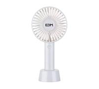 Zarivy Ventilateur à main rechargeable, 4,5 W, compact et pratique. Avec pales de 10,6 x 6,5 x 22 cm, idéal pour vous rafraîchir n'importe où. Emportez-le avec vous et profitez de l'air frais !