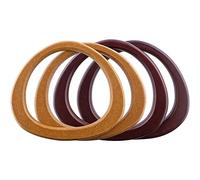 ZARUFT PoignéE de Sac à Main en Bois Cercle PoignéEs en Bois Outil de Remplacement pour Sac Tricoté au Crochet Sac de Plage Sac de Paille PoignéEs de Sac à Main