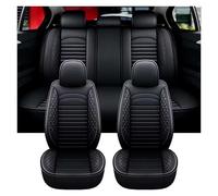 ZARUXCHA Housse Siege Voiture pour Jeep Patriot 2007-2016, Coussin en Cuir De Première Imperméable Et Résistant À l'usure, Housses Siege Avant Arrière Auto Protection Accessoire(All Black)