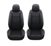 ZARUXCHA Housse Siege Voiture pour X3 F25 2011-2018, Coussin en Cuir De Première Imperméable Et Résistant À l'usure, Housses Siege Avant Arrière Auto Protection Accessoire(All Black)