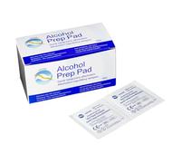 Zarys P1-IA-2 Compresse de gaze humidifié avec de l'alcool Alcohol Prep Pad stérile - Boite de 100 pièces