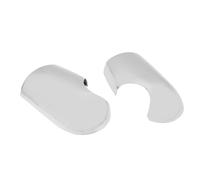 ZASCHMOY 1 Paire de Couvercles de Rétroviseurs Latéraux Chromés Résistants aux Rayures et aux Intempéries, Boîtier de Rétroviseur Extérieur pour MK6 MK7 2000 à 2013