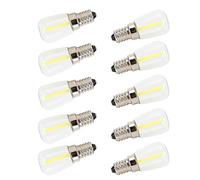 ZASCHMOY 10 Pièces E14 Mini Ampoule LED Haute luminosité 1,5 W Ampoule de Remplacement à économie d'énergie Adaptée à l'éclairage de la Maison, du Restaurant et de l'hôtel