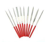 ZASCHMOY 10 Pièces Outil de Classement en Acier Travail du Bois Bricolage Aiguille Mini Jeu de Mini-lames en Métal Durable avec Poignée Antidérapante pour les Loisirs et un Usage Professionnel