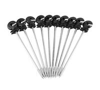 ZASCHMOY 100 Isolateurs de Clôture électrique, Isolateurs à Vis en Plastique, Adaptés aux Connexions Filaires Longue Distance Utilisant des Piquets en Bois, Fer + Matière Plastique de Haute qualité,