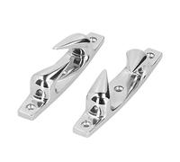 ZASCHMOY 2 Pièces Taquet d'amarrage de 4,69 Pouces-taquets de Bateau en Acier Inoxydable 316 Guide-câble Gauche Droit pour Yachts Marins-pièces d'ancrage Anticorrosion Durables