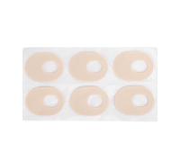 ZASCHMOY 24pcs Coussin de Pied en Latex Poucle Adhésif Padt Self Stick Anti-Friction Autocollant de Pied Respirant pour le Confort de Marche