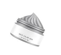 ZASCHMOY 30 Ml 4 en 1 Cire de Coloration Capillaire Crème de Teinture Capillaire Temporaire avec des Ingrédients Naturels Facile à Laver et à Coiffer 6 Couleurs pour Hommes Femmes Fêtes (GREY)