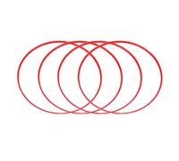 ZASCHMOY 4pcs Rague de Protection de Bord de Roue de 18 Pouces - ABS ABS Résistant aux Rayures Sportysive Sporty Look Rim Guard Trim pour Les Voitures - Rouge