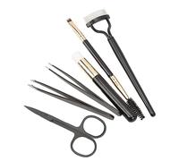 ZASCHMOY 7pcs Tool à Outils de Maquillage des Sourcils pour les Cils Noirs pour les Maquilleurs et les Femmes