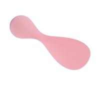 ZASCHMOY à Riz en Plastique Antiadhésive - Cuillère à Riz sur Pied, Spatule pour Cuisine, Résistante à la Chaleur et Réutilisable, Parfaite pour la Cuisson du, 6,6 X 17,9 Cm (PINK)