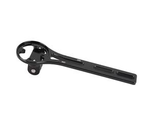 ZASCHMOY Adaptateur de Support de par Ordinateur à Cyclisme Polyvalent avec Appareil Photo et Fixation Lumineuse pour Les étapes Wahoo Dash et Hammerhead Karoo en Alliage d'aluminium