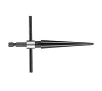 ZASCHMOY Alésoir Hexagonal Conique Portatif en Forme de T pour Trou d'épingle de Pont - 100% Acier au Carbone de Haute qualité, Conception Légère et Compacte, Poignée en T Optimale pour une