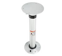 ZASCHMOY Aluminium Réglable Alliage RV Tableau Pied avec Piédestal Pliant - Base Réglable de 490 Mm à 745 Mm pour Le Bateau et Le Yacht, Rotation Pratique à 360 °