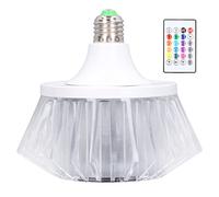 ZASCHMOY Ampoule Musicale LED avec Changement de Couleur RVB, Haut-parleur intégré, Télécommande à 24 Touches, Largement Adaptable à Diverses Scènes, Ampoule de Haut-parleur LED