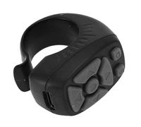 ZASCHMOY Anneau de Télécommande du Bout des Doigts - Contrôleur Vidéo Bluetooth sans Fil avec 7 Touches pour Le Défilement Tiktok - Vert foncé (Black)