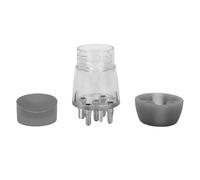 ZASCHMOY Applicateur de Cuir Chevelu avec Bille Roulante, Billes Roulantes en Acier Inoxydable pour le Massage du Cuir Chevelu et une Application Uniforme de Liquide, Flacon à Col Large (GRAY)