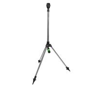 ZASCHMOY Arroseur Trépied Relevable avec Tête d'irrigation Automatique Rotative à 360 Degrés pour Pelouse de Jardin - Acier Inoxydable, Pulvérisation Fine - Hauteur Réglable pour Toutes Les Tailles