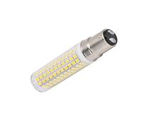 ZASCHMOY BA15D LED Corn Lampe 1500lm Bulbe de Dimmable pour le Plafond de Lustre et Lampe Murale 220V White Chaud 136lé pour la Protection des Yeux et l'efficacité énergétique (220V Blanc)