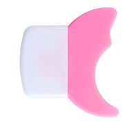 ZASCHMOY Baffle Applicateur de Cils en Silicone Empêchez le Mascara Cosmétique adapté à la Peau pour le Maquillage (Pêche rose)