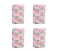 ZASCHMOY Bandage de Vétérinaire Non tissé Auto-adhésif écologique de 3 Pouces de Large Bandage de Vétérinaire Non tissé pour Animaux - 4pcs Rouleau, Conception élastique pour la Protection des Sabots