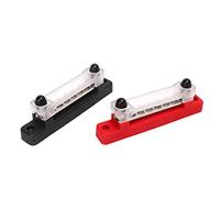 ZASCHMOY Barre Omnibus à 6 Bornes 48 V 150 A - Bloc de Distribution de Bornes de Batterie avec 12 pour Systèmes d'alimentation Automobile, Camping-car et Bateau