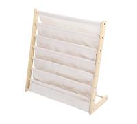 ZASCHMOY Bibliothèque pour Enfants Debout Support de Lecture en Bois pour bébé - Bibliothèque Sûre et Robuste Adaptée aux Enfants âgés de 3 Ans et Plus, Permettant aux de Trouver Facilement Leurs