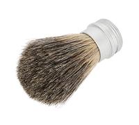 ZASCHMOY Blaireau de Rasage pour Hommes, Brosse à Barbe à Poils Doux et Super Fins avec Poignée en Aluminium, Trou de Fuite pour un Séchage Rapide, Fonctionne avec Toutes les Crèmes à