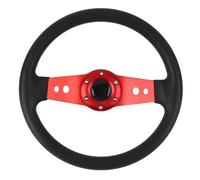 ZASCHMOY Bleu de Voiture Bleu élégant 13 Pouces - Conception de Matériaux PU Résistants à l'impact pour Adhérence et Contrôle Améliorés | Installation Facile Racing Style Career Wheel pour les