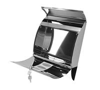 ZASCHMOY Boîte aux Lettres Murale en Acier Inoxydable, Boîte aux Lettres Résistante à la Pluie de Haute dureté, de Rangement aux Moderne et Minimaliste, Adaptée à Une Utilisation Domestique et