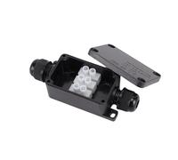 ZASCHMOY Boîte de Jonction électrique, Boîtier en Plastique Extérieur IP66 avec Connecteurs Rotatifs pour Lampadaires, éclairage de Cour de Tunnel (FSH6866-2P)