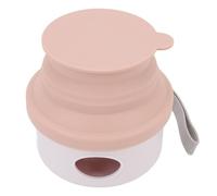 ZASCHMOY Bol de Silicone Portable en Silicone Pliable et Un Plat de Voyage Extensible pour Les Petits Chiens et Les Chats 150 ML - Violet, Idéal pour Le Plein Air et Le Camping (Pink)