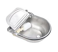 ZASCHMOY Bol d'eau Potable Automatique pour Vache, Abreuvoir Distributeur D'auge en Acier Inoxydable avec Boule Flottante pour Bovins, Chevaux, Chèvres, Moutons, Chiens