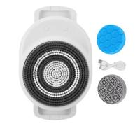 ZASCHMOY Brosse électrique Murale pour le Corps, Brosse de Douche Exfoliante Mains Libres, 3 Têtes Rechargeables IPX7 pour le Nettoyage du Dos et du Corps