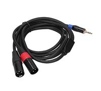 ZASCHMOY Câble Adaptateur Stéréo 3,5 Mm - Amplificateur de Puissance/mélangeur dédié - Cuivre sans Oxygène 24 AWG - Convient pour Téléphones Mobiles/lecteurs MP3 (#1)