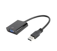 ZASCHMOY Câble Adaptateur USB 3.0 vers VGA - Convertisseur Vidéo 1920 X 1080, Plug & Play pour 7/8/10, 5,0 Gbit/s, étendez Votre écran en Toute simplicité