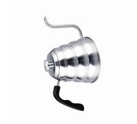 ZASCHMOY Cafetière en Acier Inoxydable 304 de 1,2 L avec Thermomètre, Cafetière Goutte à Goutte Domestique, Design élégant en Col de Cygne pour un Contrôle et une Mesure Précis de la Température de