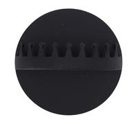 ZASCHMOY Capteur de Cheveux en Silicone, Collecteur Mural de Douche avec Ventouses, Rangement Facile, Piège Universel de Salle de Bain pour Montage sur Baignoire (BLACK)