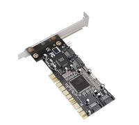 ZASCHMOY Carte Contrôleur PCI vers 4 Ports Internes - Chipset Sil3114 pour Un Transfert de Données Rapide de 1,5 Gbit/s, Prend en Charge 0/1/5/0+, capacité Disque Dur de 137 Go +, Compatible avec