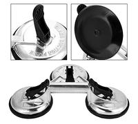 ZASCHMOY Ce Lève-ventouse Sous Vide en 3 Pièces en Alliage d'aluminium Convient pour Déplacer et Tirer du Verre, des Carreaux et des Miroirs, avec une capacité de Charge Maximale de 120 kg. Il Est