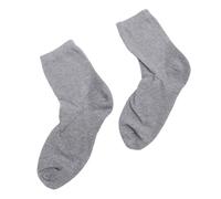 ZASCHMOY Chaussettes à Talons en Gel Hydratant, en Coton Doux, Confortable, comme une Expérience de Spa pour un Sommeil Relaxant et une Utilisation Quotidienne, 4 Paires (GREY)