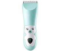ZASCHMOY Clipper de Cheveux de bébé Ultra Calme pour une Garniture Précise - Design de Dessin animé Rechargeable Fil avec une Fonction Imperméable et 2 Peignes de Guide - Idéal pour les Nouveau-nés