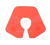 ZASCHMOY Collier de Coupe de Cheveux en Silicone lesté Avant Fermeture Magnétique Coussin de Barbier Enveloppement de Cou pour Salon de Coiffure Professionnel Outils Adultes (rouge)