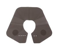 ZASCHMOY Collier de Coupe de Cheveux en Silicone lesté Avant Fermeture Magnétique Coussin de Barbier Enveloppement de Cou pour Salon de Coiffure Professionnel Outils Adultes (GREY)